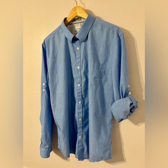 Calvin Klein Other - Calvin Klein long sleeve button down dress shirt Men’s XL slim fit